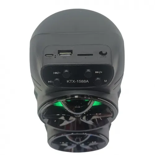 Wıreless Speaker Hoparlör Ktx-1588a BLUETOOTH USB SD CARD SIFIR ÜRÜN (kırmızı ve siyah renk)