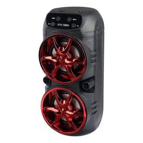 Wıreless Speaker Hoparlör Ktx-1588a BLUETOOTH USB SD CARD SIFIR ÜRÜN (kırmızı ve siyah renk)