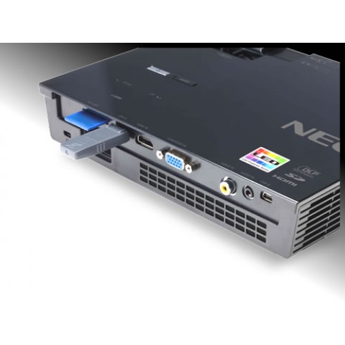 NEC PROJEKSİYON CİHAZI NP-L51W MODEL 500 LÜMEN LED HDMI LI VGA LI Wİ-Fİ ÖZELLİKLİ PROJEKTÖR (YENİLENMİŞ ÜRÜN)