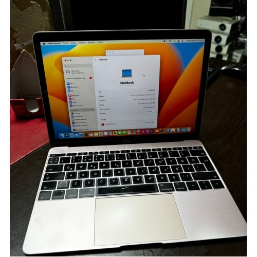 KAMPANYA APPLE -MACBOOK A1534 Retina 12" 2017 -İntel Core M3 8GB/256 GB SSD YENİLENMİŞ ÜRÜN / BATARYA İYİ